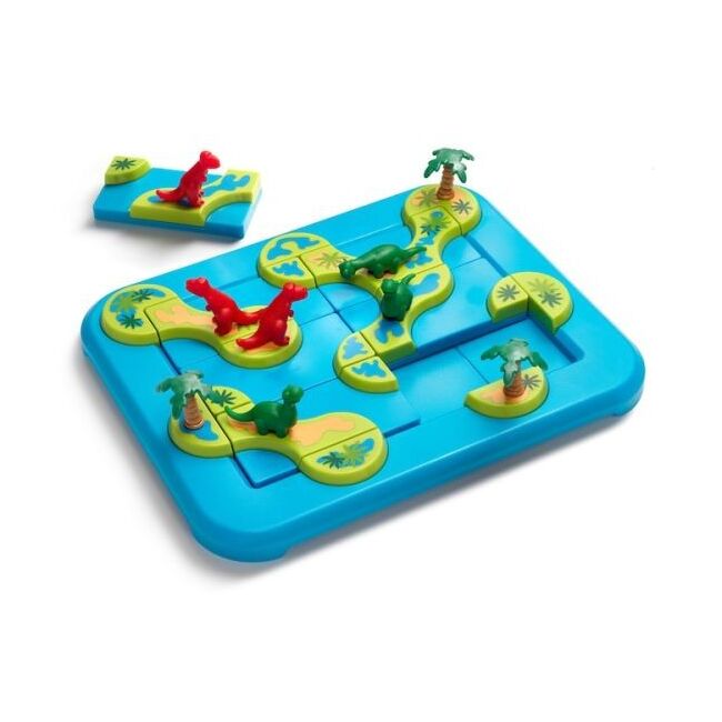 Smart games - dinosaurs mystic islands, joc de logica cu 80 de provocari, 6+ ani, editie lb. romana - okesg282ro