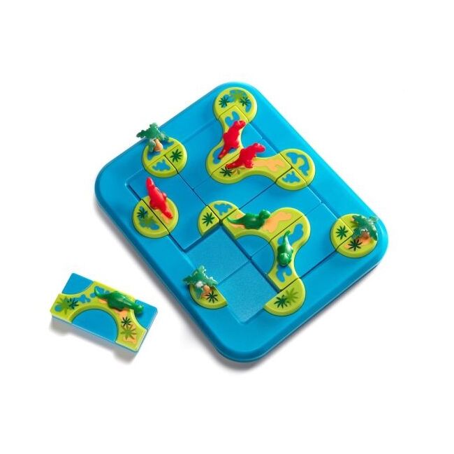 Smart games - dinosaurs mystic islands, joc de logica cu 80 de provocari, 6+ ani, editie lb. romana - okesg282ro