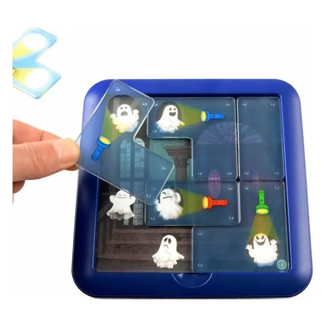 Smart games - ghost hunters, joc de logica cu 60 de provocari, 5+ ani, editie lb. romana - okesg433ro