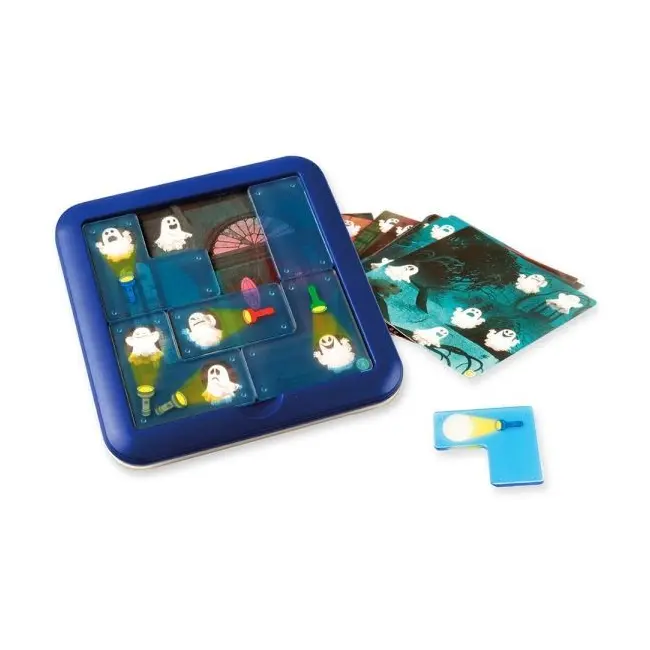 Smart games - ghost hunters, joc de logica cu 60 de provocari, 5+ ani, editie lb. romana - okesg433ro