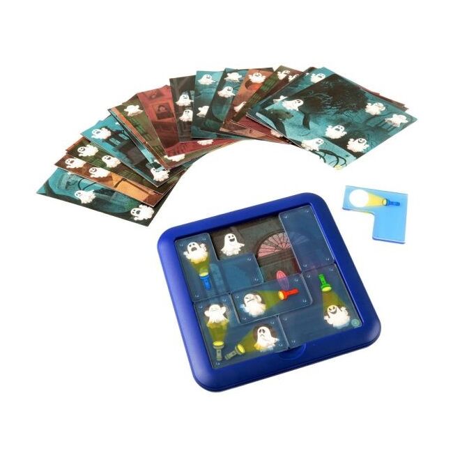 Smart games - ghost hunters, joc de logica cu 60 de provocari, 5+ ani, editie lb. romana - okesg433ro