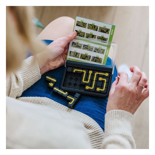 Smart games - iq circuit, joc de logica cu 120 de provocari, 8+ ani, editie lb. romana - okesg467ro