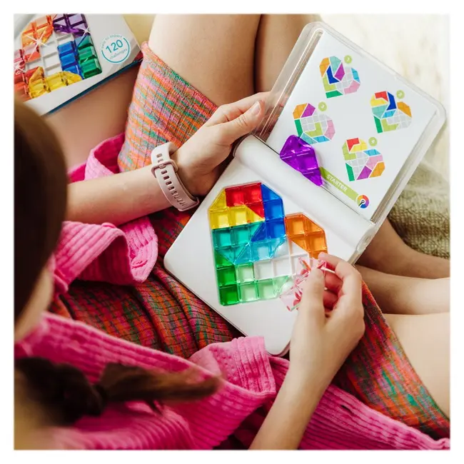 Smart games - iq love, joc de logica cu 120 de provocari, 7+ ani, editie lb. romana - okesg302ro