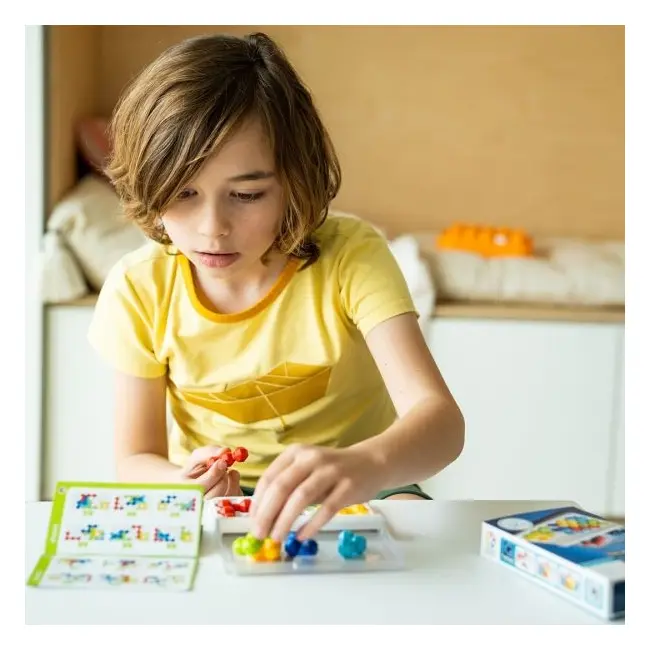 Smart games - iq twins, joc de logica cu 120 de provocari, 7+ ani, editie lb. romana - okesg306ro