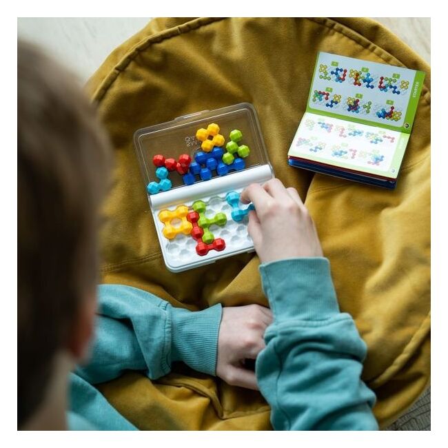 Smart games - iq twins, joc de logica cu 120 de provocari, 7+ ani, editie lb. romana - okesg306ro