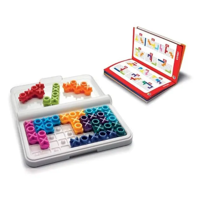 Smart games - iq xoxo, joc de logica cu 120 de provocari, 6+ ani, editie lb. romana - okesg444ro