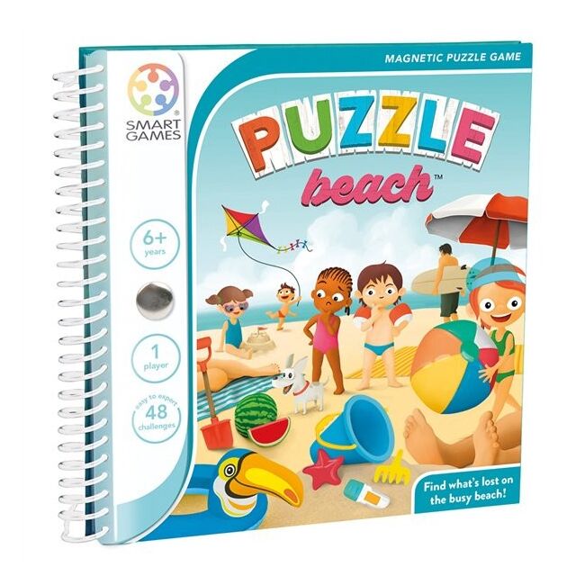 Smart games - puzzle beach, joc de logica cu 48 de provocari, 6+ ani, editie internationala - okesgt300-8