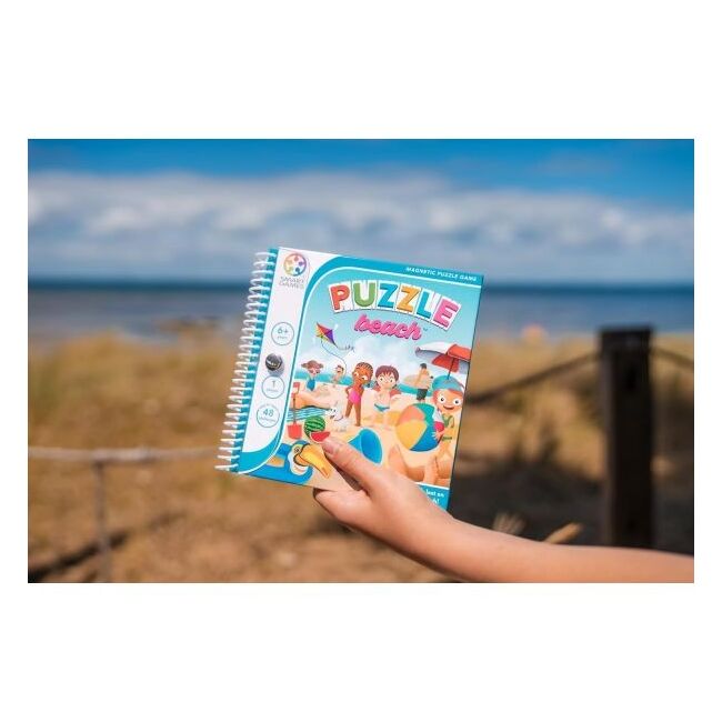 Smart games - puzzle beach, joc de logica cu 48 de provocari, 6+ ani, editie internationala - okesgt300-8