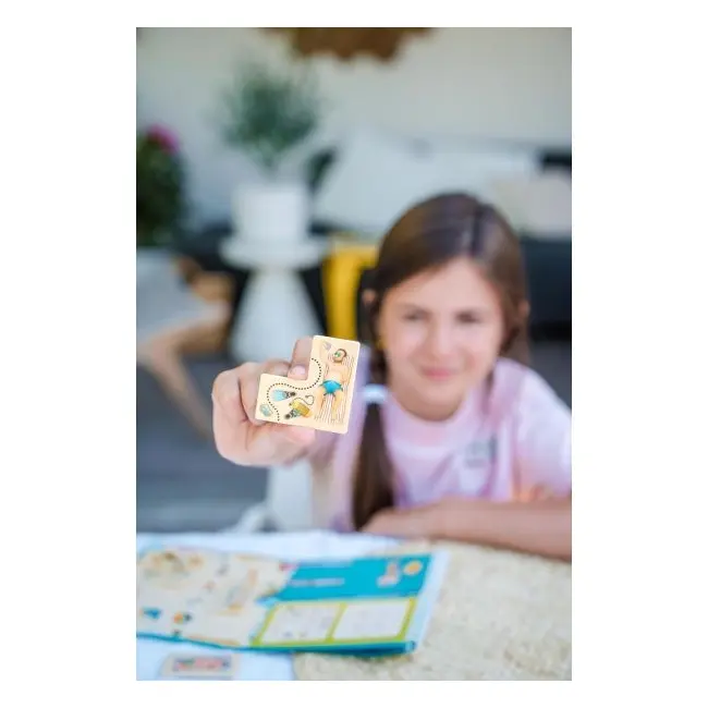 Smart games - puzzle beach, joc de logica cu 48 de provocari, 6+ ani, editie internationala - okesgt300-8