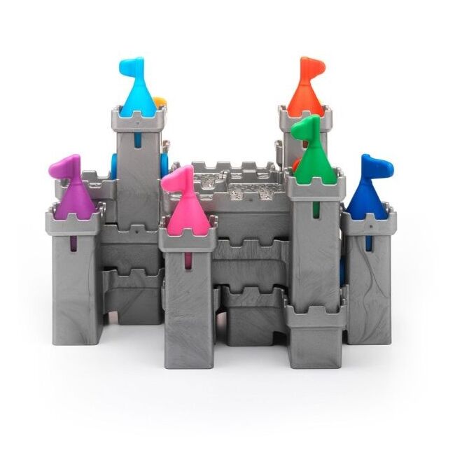 Smart games - tower stacks, joc de logica cu 80 de provocari, 8+ ani, editie lb. romana - okesg106ro