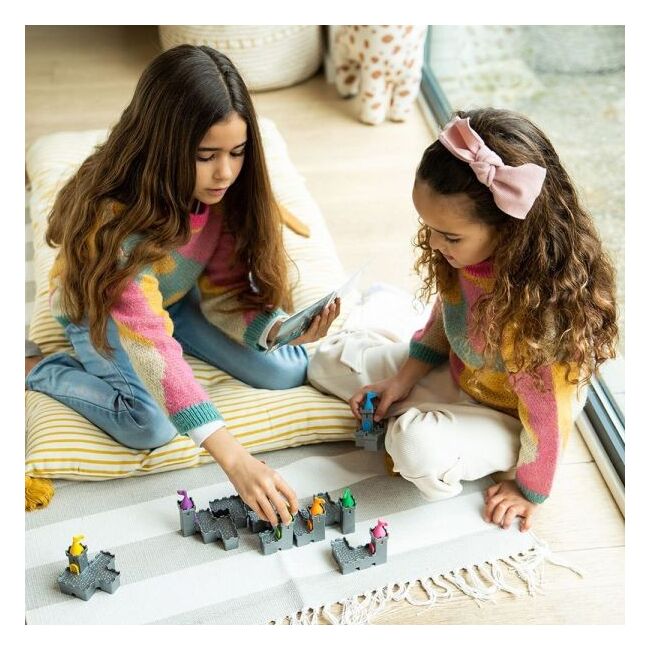 Smart games - tower stacks, joc de logica cu 80 de provocari, 8+ ani, editie lb. romana - okesg106ro