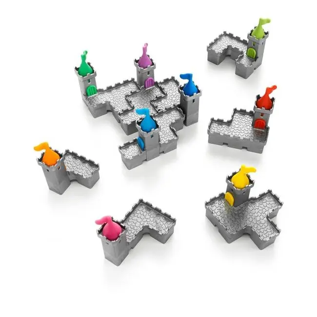 Smart games - tower stacks, joc de logica cu 80 de provocari, 8+ ani, editie lb. romana - okesg106ro