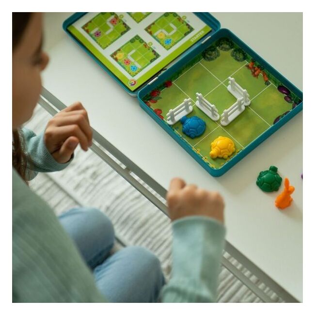 Smart games - turtle tactics, joc de logica cu 48 de provocari, 5+ ani, editie lb. romana - okesgt2003ro