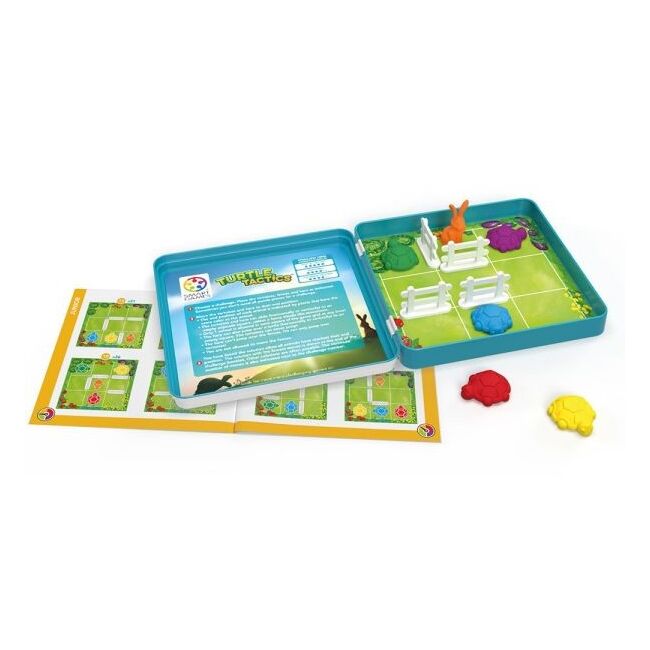Smart games - turtle tactics, joc de logica cu 48 de provocari, 5+ ani, editie lb. romana - okesgt2003ro