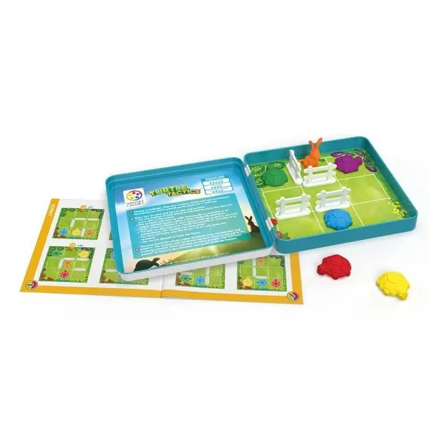 Smart games - turtle tactics, joc de logica cu 48 de provocari, 5+ ani, editie lb. romana - okesgt2003ro