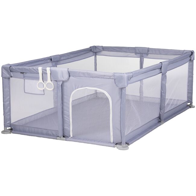 Tarc de joaca Chipolino Lotus 180x120 cm grey HUBKOILS0251GY