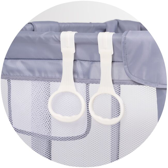 Tarc de joaca Chipolino Lotus 180x120 cm grey HUBKOILS0251GY