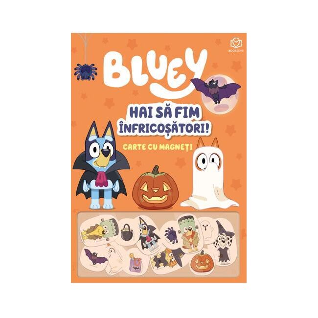 Carte cu magneti - bluey - hai sa fim infricosatori!