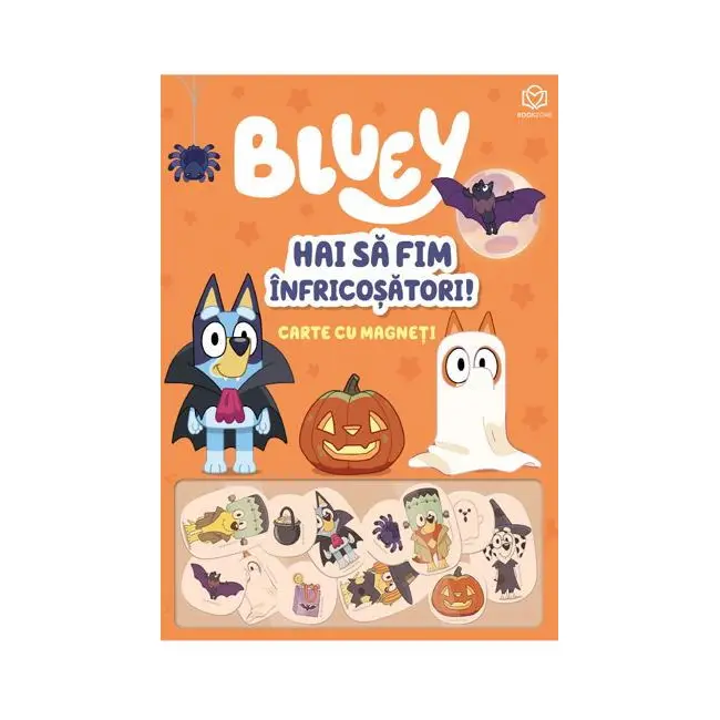 Carte cu magneti - bluey - hai sa fim infricosatori!