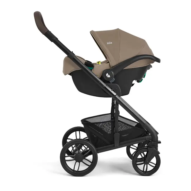 Joie - scoica auto i-snug 2 cu tetiera reglabila, 40-75 cm, cashew, testata adac si certificata r129 bbbc1817cacsw000