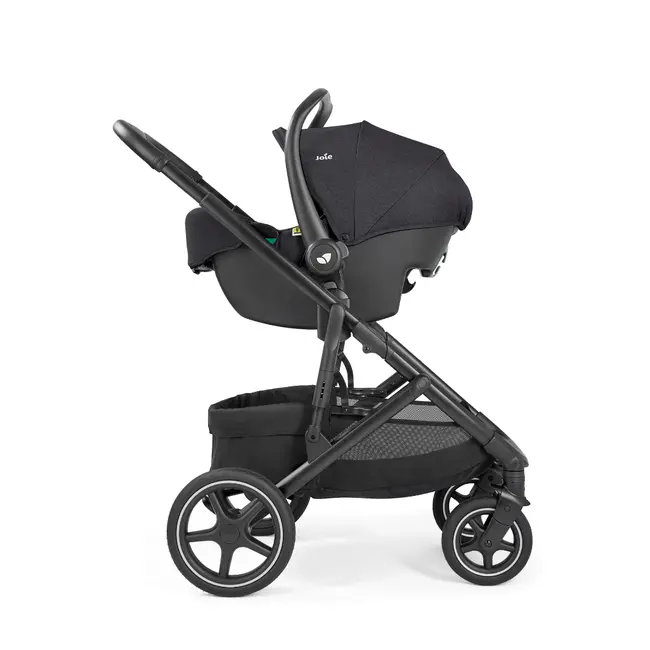 Joie - scoica auto i-snug 2 cu tetiera reglabila, 40-75 cm, raven, testata adac si certificata r129 bbbc1817carvn000