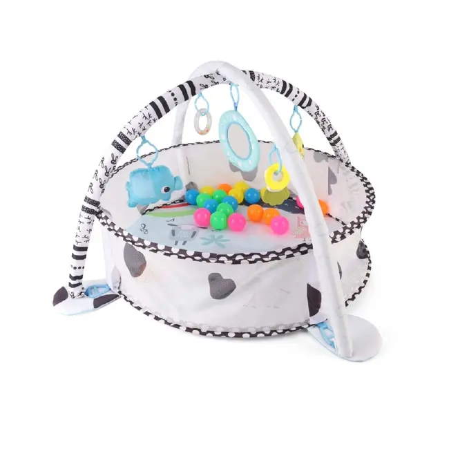 Saltea educationala 2in1, TinyMini, Piscina cu Mingi