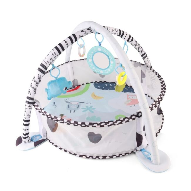 Saltea educationala 2in1, TinyMini, Piscina cu Mingi