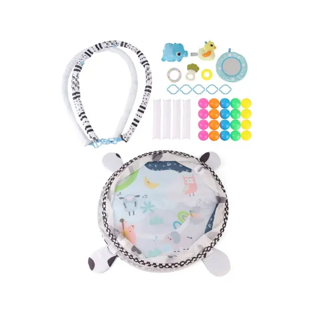 Saltea educationala 2in1, TinyMini, Piscina cu Mingi