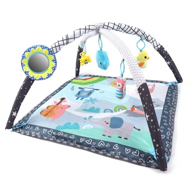 Saltea educationala 2in1, TinyMini, Tarc cu Mingi