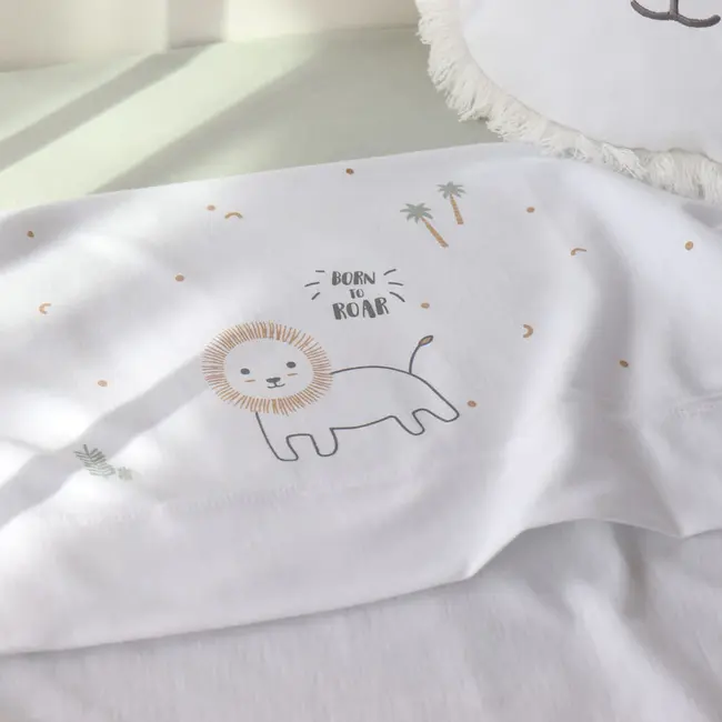 Set Lenjerie Mini Patut 3 Piese Jersey Nairobi 90x40,   100% Bumbac Pjb11600na41-048