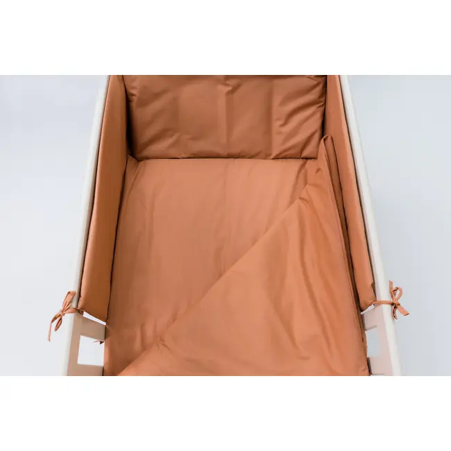 Set lenjerie 6 piese pentru patut, Brown