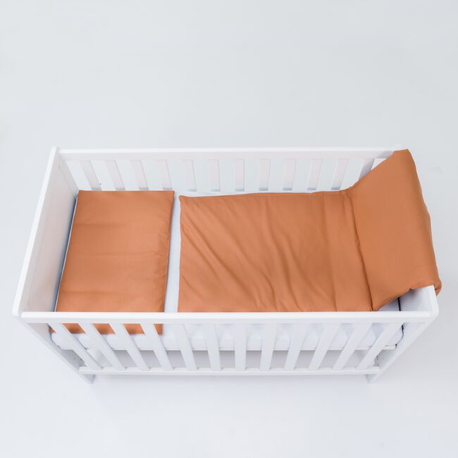 Set lenjerie 6 piese pentru patut, Brown