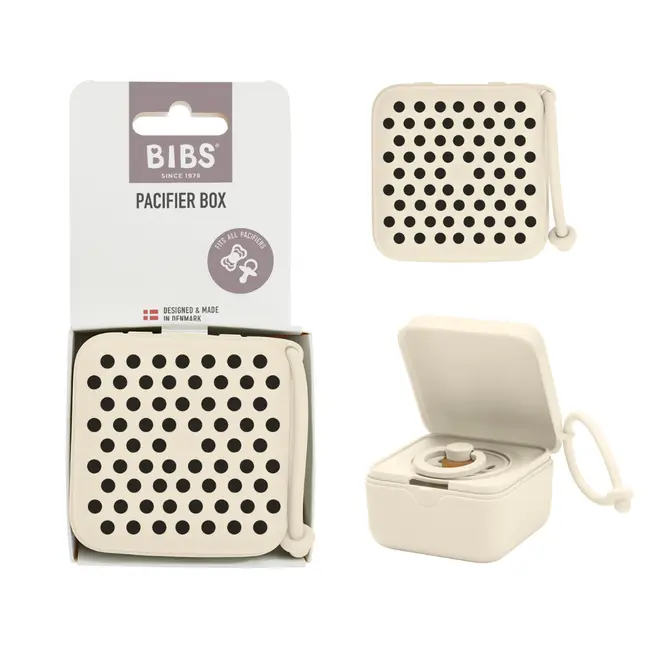 Bibs - cutie multifunctionala pentru depozitare suzete, studio collection polka dots, ivory black bbb420034216