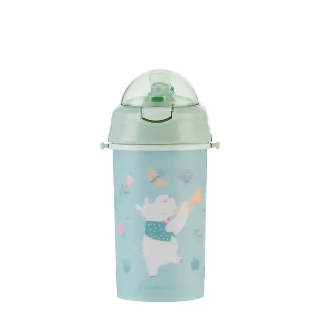 Cana cu pai si curea 450 ml Music Fest Mint, Kikka Boo