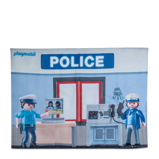 Cort de joaca pentru copii Hauck Playmobil Police Station