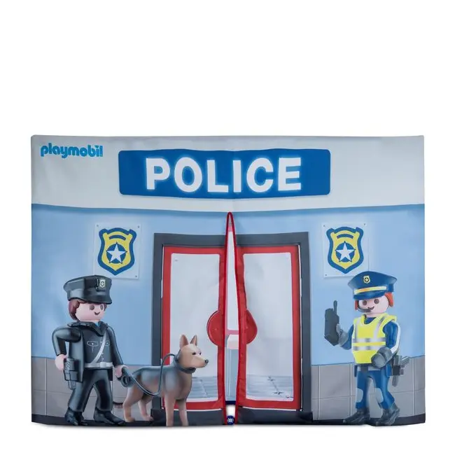 Cort de joaca pentru copii Hauck Playmobil Police Station