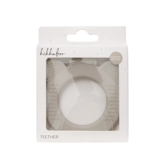 Inel gingival din silicon pentru calmarea eruptiilor dentare, trei tipuri de texturi, Platinum Sand