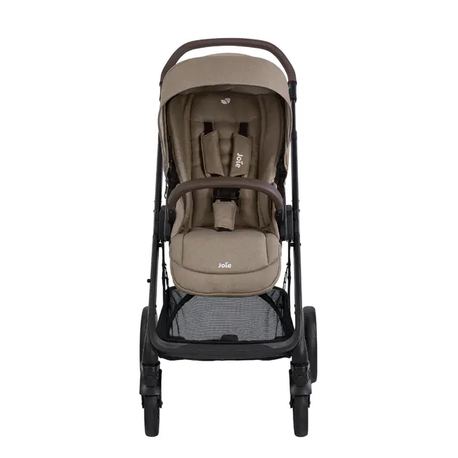 Joie - carucior pentru copii multifunctional 3 in 1 chrome 2 cashew (carucior chrome 2 cashew + landou chrome cashew + scoica i-snug cashew) bbbt1201jacsw000