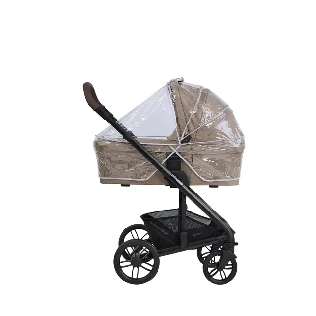 Joie - carucior pentru copii multifunctional 3 in 1 chrome 2 cashew (carucior chrome 2 cashew + landou chrome cashew + scoica i-snug cashew) bbbt1201jacsw000