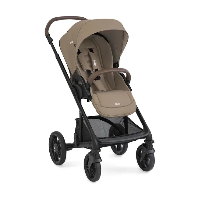 Joie - carucior pentru copii multifunctional 3 in 1 chrome 2 cashew (carucior chrome 2 cashew + landou chrome cashew + scoica i-snug cashew) bbbt1201jacsw000
