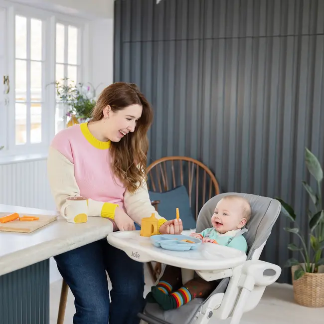 Joie - scaun de masa mimzy recline strata dune wood, nastere - 15 kg bbbh1013edsdn000