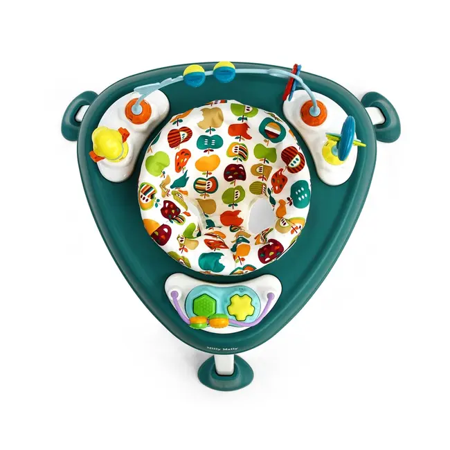 Milly Mally Jumper & Centru de Activitati 360&deg;, Functie Saritor, Inaltime Reglabila, Bounzee Green