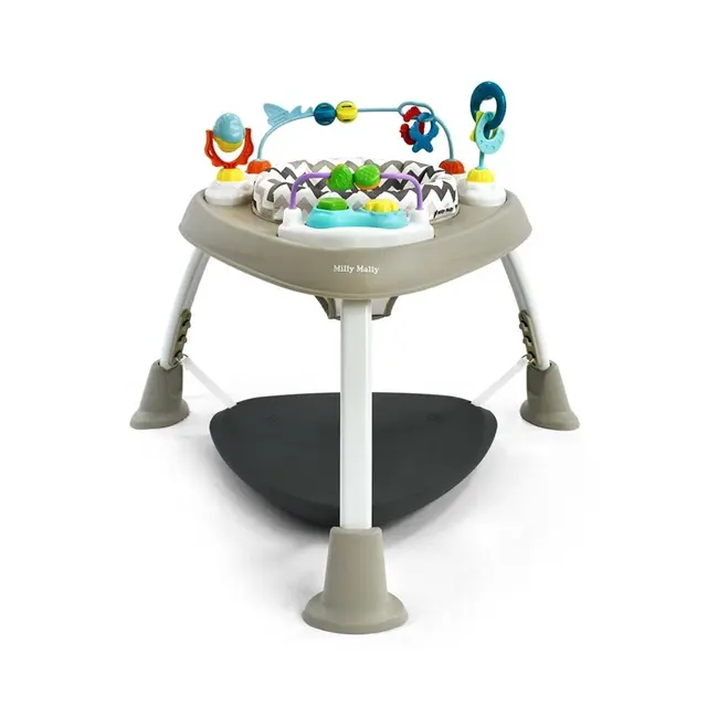 Milly Mally Jumper & Centru de Activitati 360&deg;, Functie Saritor, Inaltime Reglabila, Bounzee Grey