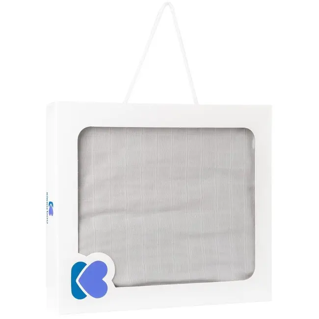 Paturica din muselina Kikka Boo, 120x120 cm ,Grey