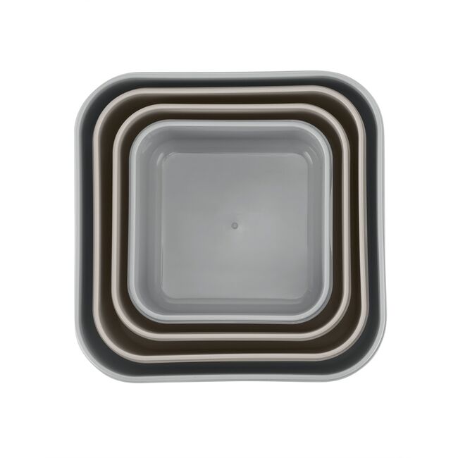 Set 4 cutii pentru pranz, Kitty Cat Grey, Kikka Boo