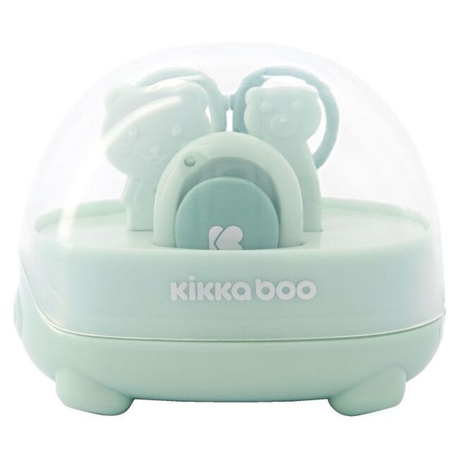 Set de manichiura pentru bebelusi, foarfeca, unghiera, pila si cleste, Bear Mint