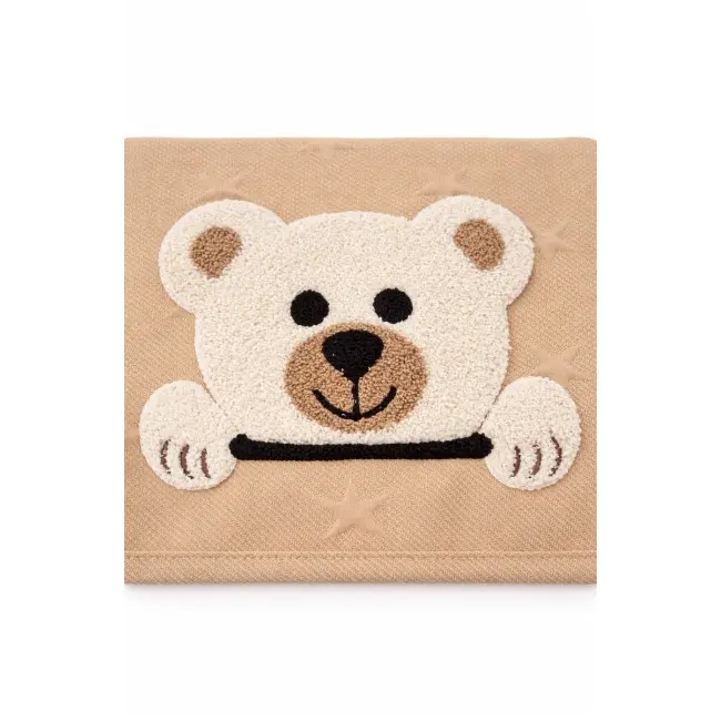 Set nou nascut 10 piese bumbac crem cu ursulet haine complete bebe cadou maternitate trpb0191