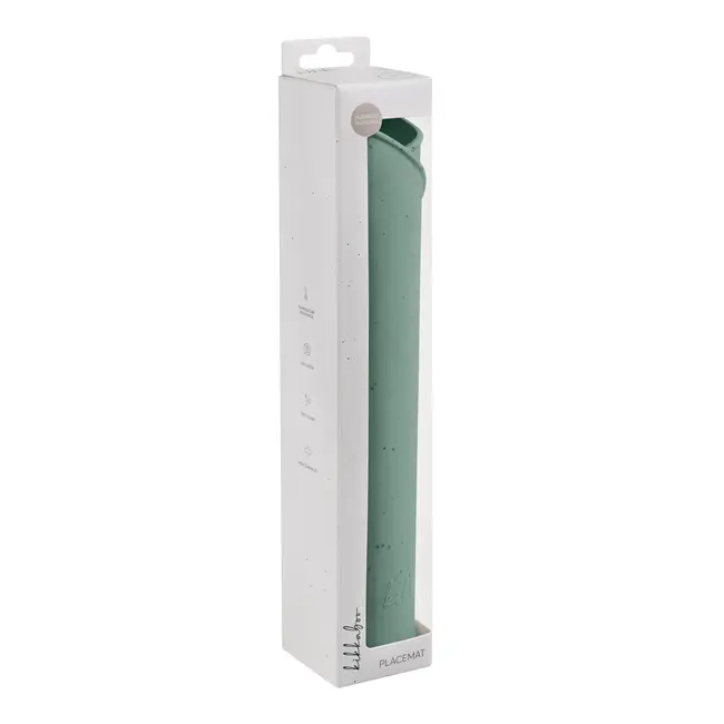 Suport din silicon pentru masa si joaca, Platinum Sage Green