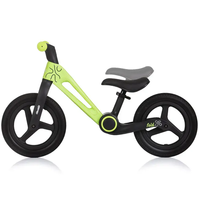 Bicicleta fara pedale pliabila Chipolino Fold X green HUBDIKFX0252GR