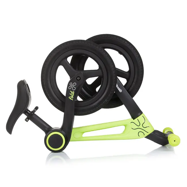 Bicicleta fara pedale pliabila Chipolino Fold X green HUBDIKFX0252GR